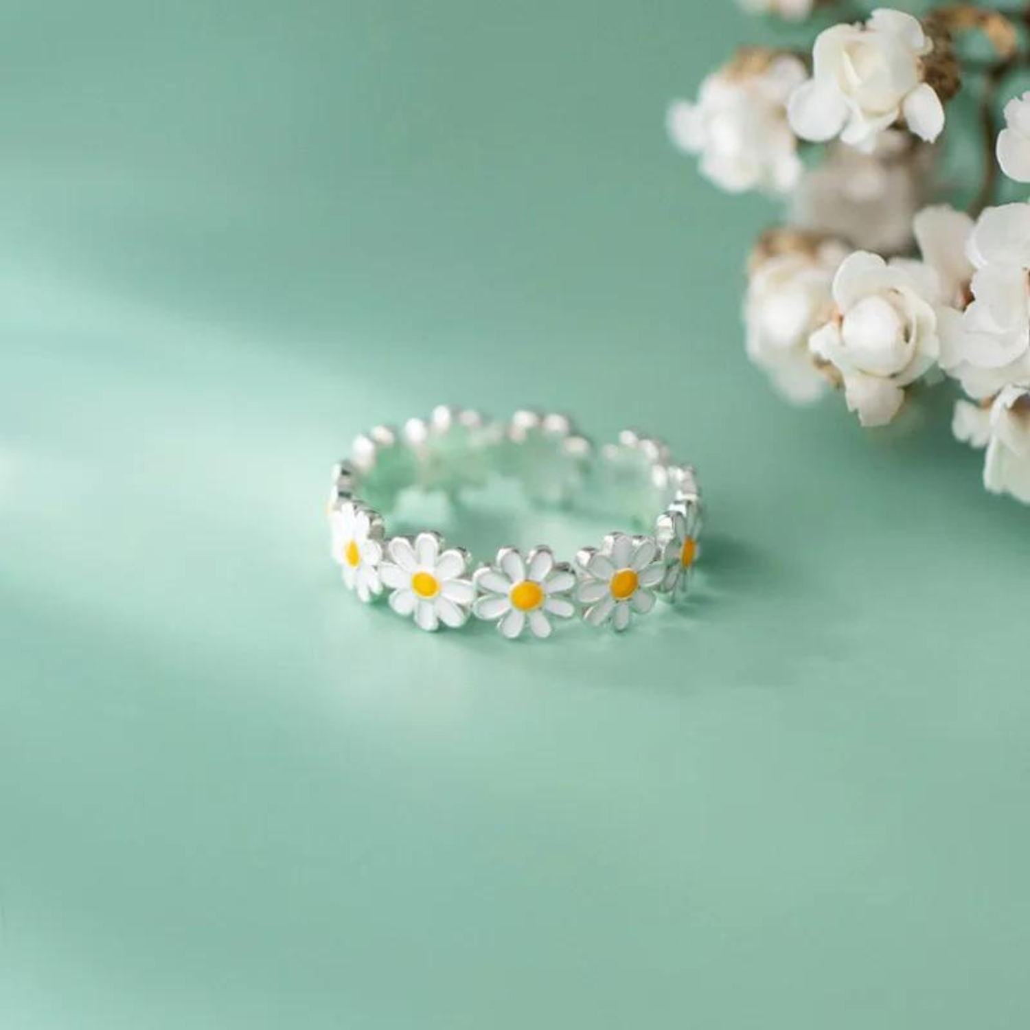 Daisy Flower Ring For Women