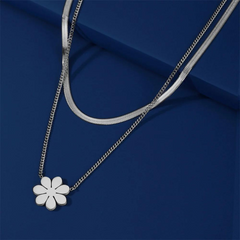 Flower Stainless Steel Pendant