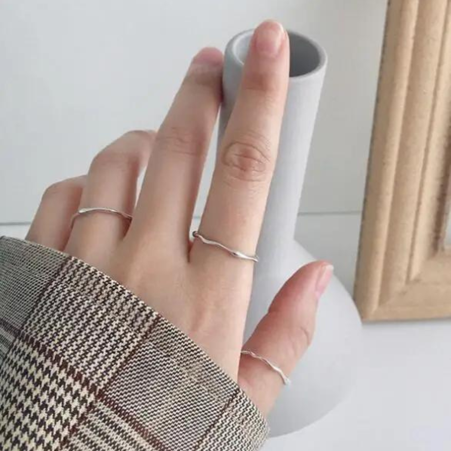 Geometric Irregular Thin Ring